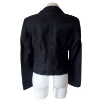 Gas Jacket/Coat Linen in Black