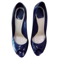 Christian Dior Pumps/Peeptoes Patent leather in Blue