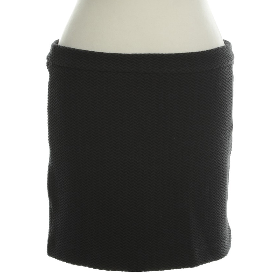 Ganni Mini rok in zwart