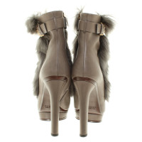 Gucci Ankle boots with fur trim