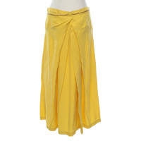 Diane Von Furstenberg Skirt Silk in Yellow