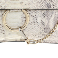 Chloé "Faye Bag" with snakeskin