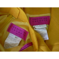 Christian Lacroix Costume en Viscose en Jaune