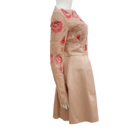 Temperley London Kleid aus Baumwolle in Creme