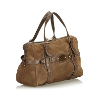 Gucci Boston Bag en Daim en Marron