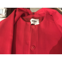 Msgm Top Wool in Red