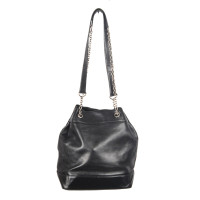 Gianni Versace Tote bag Leather in Black