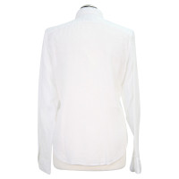 Ralph Lauren camicetta di lino in bianco