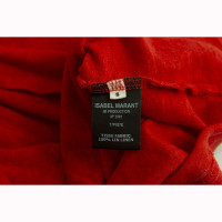 Isabel Marant Etoile Top Linen in Red