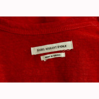 Isabel Marant Etoile Top Linen in Red