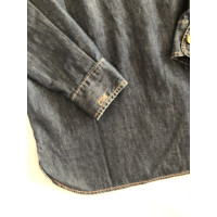Current Elliott Top Jeans fabric in Blue