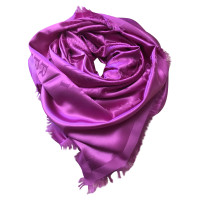 Bulgari Echarpe/Foulard en Soie en Fuchsia