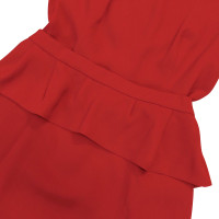 Prada Red dress with ruffles