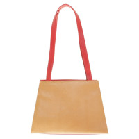 Walter Steiger Handtasche in Braun/Rot