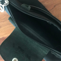 Longchamp Handtasche aus Canvas in Schwarz