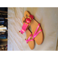 Baldinini Sandalen aus Lackleder in Rosa / Pink