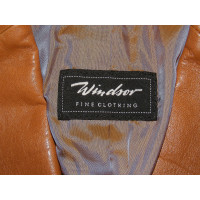 Windsor Jacket/Coat Leather in Brown