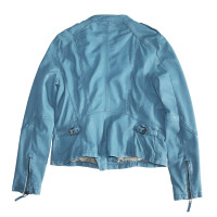 Oakwood Jacke/Mantel aus Leder in Blau