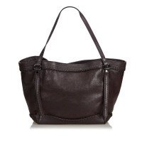 Burberry Tote bag Leather in Violet