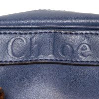 Chloé Umhängetasche aus Leder in Blau