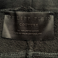Philipp Plein Paire de Pantalon en Coton en Noir