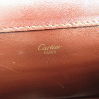 Cartier Clutch Leer in Rood
