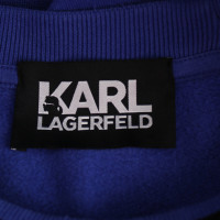 Karl Lagerfeld Top Cotton in Blue