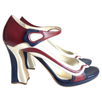 Prada Sandales en couleur tricolore