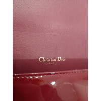 Christian Dior Clutch aus Lackleder in Rot