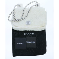 Chanel Umhängetasche aus Wolle in Weiß