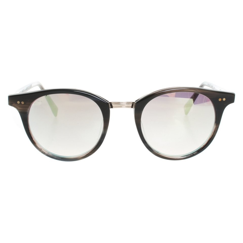 Garrett Leight Sonnenbrille in Braun