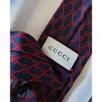 Gucci Accessoire aus Seide in Blau