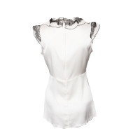 Dolce & Gabbana Oberteil aus Seide in Weiß