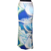 Emilio Pucci Silk maxi skirt with pattern