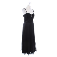 Laurèl zijden jurk in zwart
