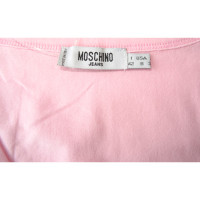 Moschino Top en Coton en Rose/pink