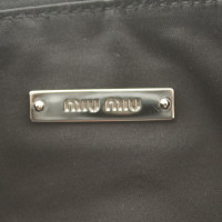 Miu Miu clutch with glitter coating