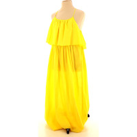 Chloé Kleid aus Baumwolle in Gelb