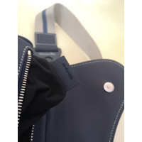 Christian Dior Handbag Leather in Blue