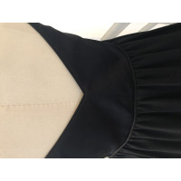 Saint Laurent Kleid aus Seide in Schwarz
