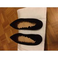 Unützer Slippers/Ballerinas Suede in Black