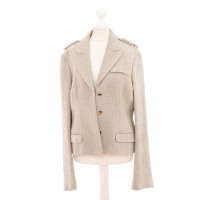 Jil Sander Blazer en naturel fibre optique 