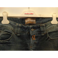 John Galliano Jeans aus Jeansstoff in Blau