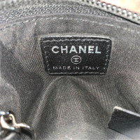 Chanel Tasje/Portemonnee Leer in Blauw
