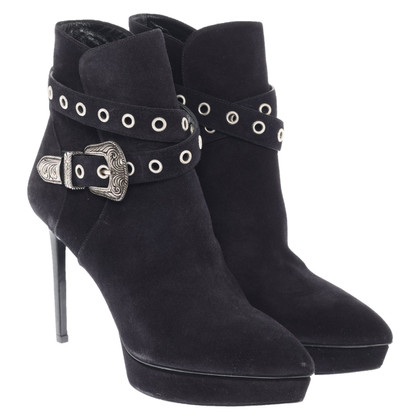 Saint Laurent Ankle boots Leather in Black