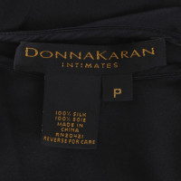 Donna Karan Zijden top in zwart