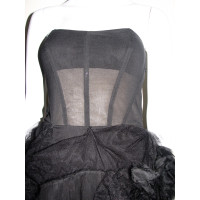 Vera Wang Kleid aus Seide in Schwarz