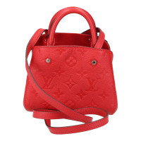 Louis Vuitton Montaigne in Pelle in Rosso