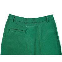 Mm6 By Maison Margiela Paire de Pantalon en Lin en Vert