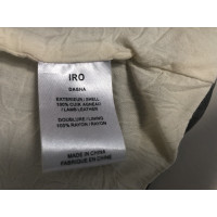 Iro Jacke/Mantel aus Leder in Grau